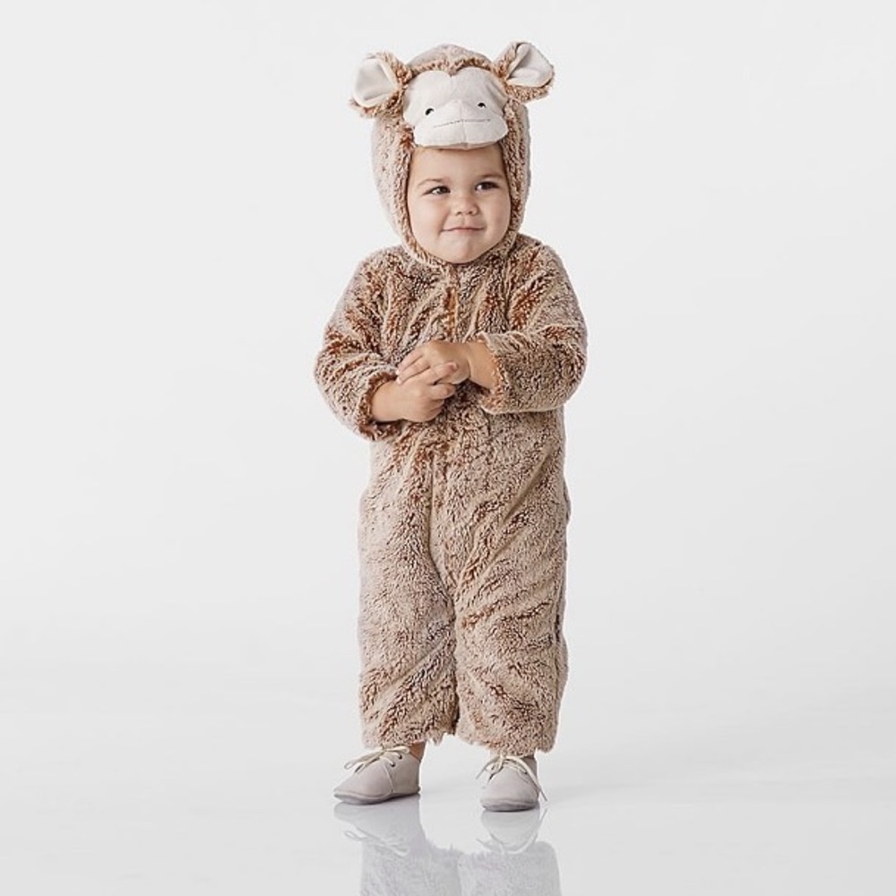 NEW Pottery Barn Kids Monkey Costume 0-6M size